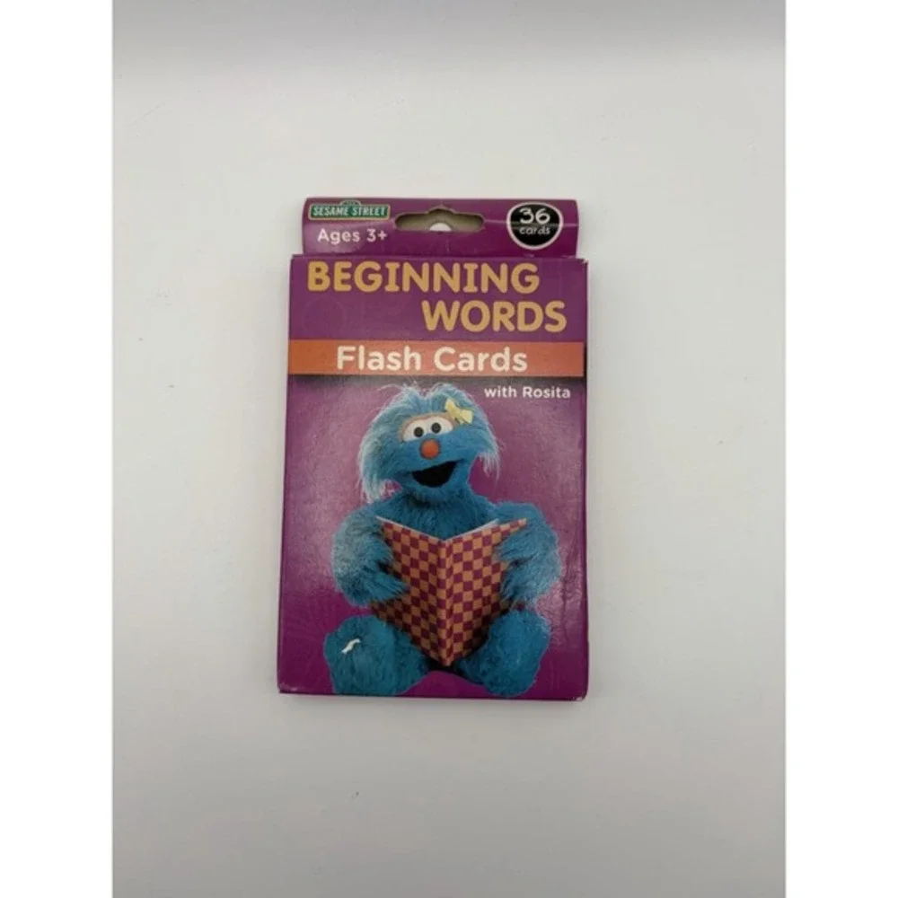 Beginning Words Flash Cards With Rosita Sesame‎ Street